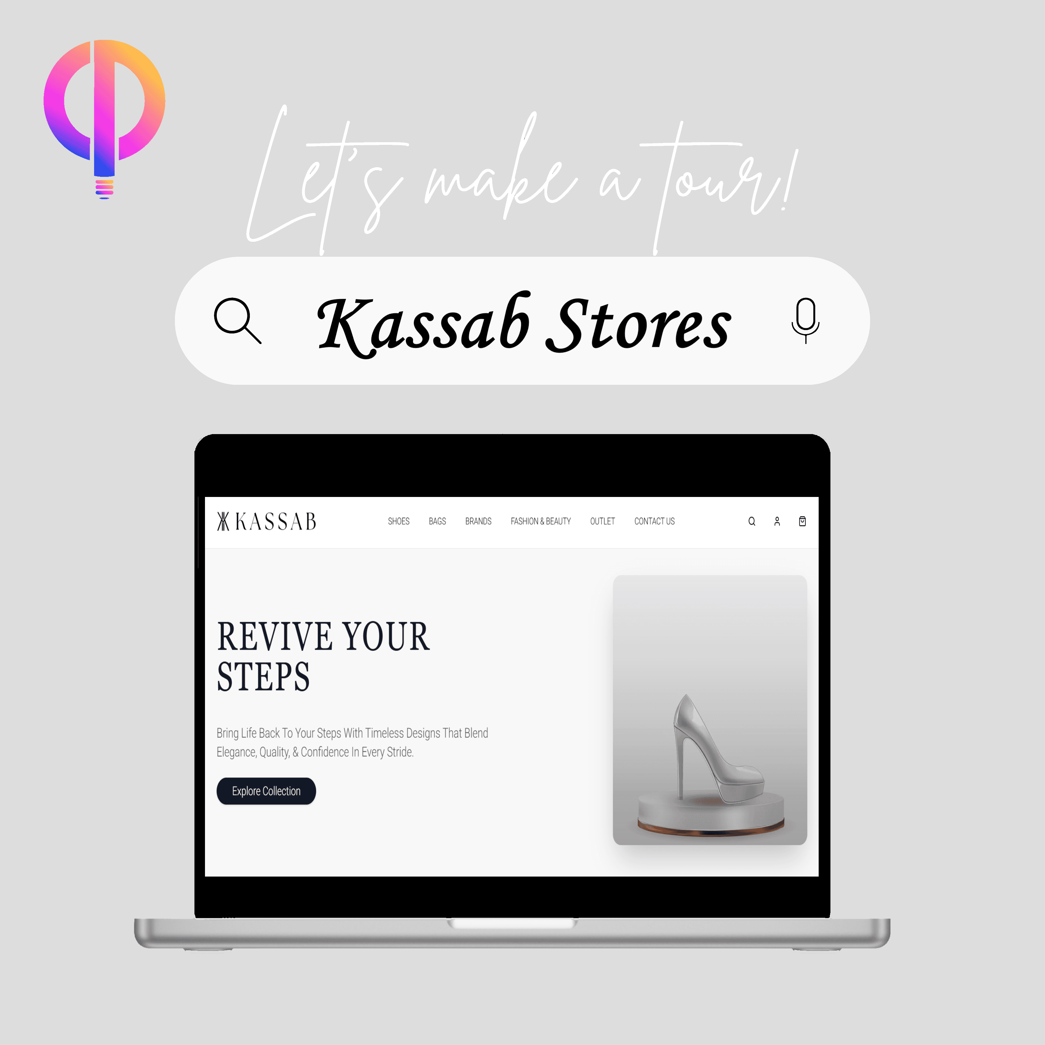 Innovative web technology implementation for Kassab Stores digital brand.